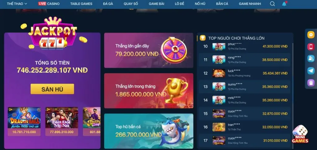 Ứng dụng di động Wstar77 trên điện thoại